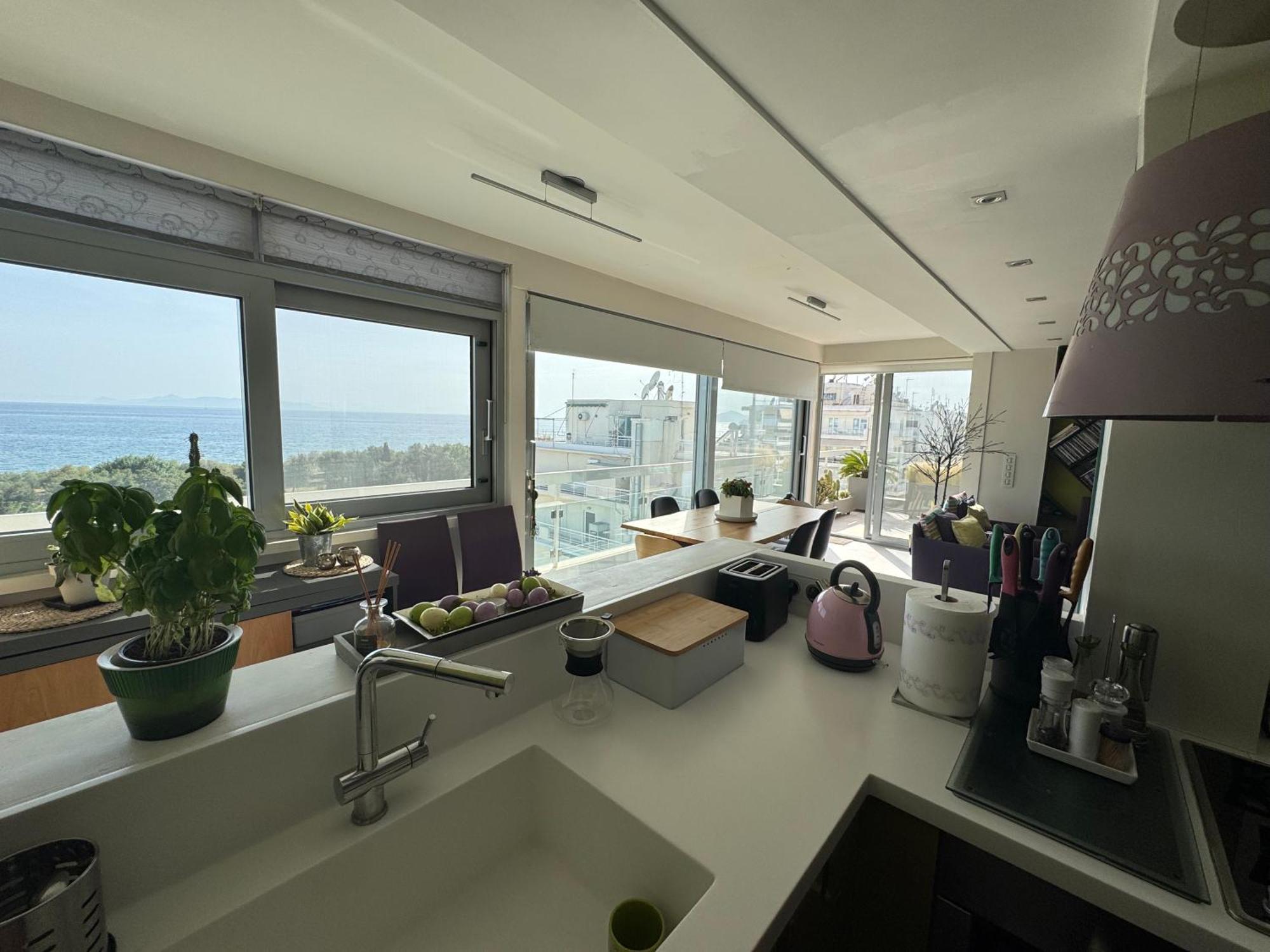 Apartmán Sea Horizon Penthouse Flat Atény Exteriér fotografie